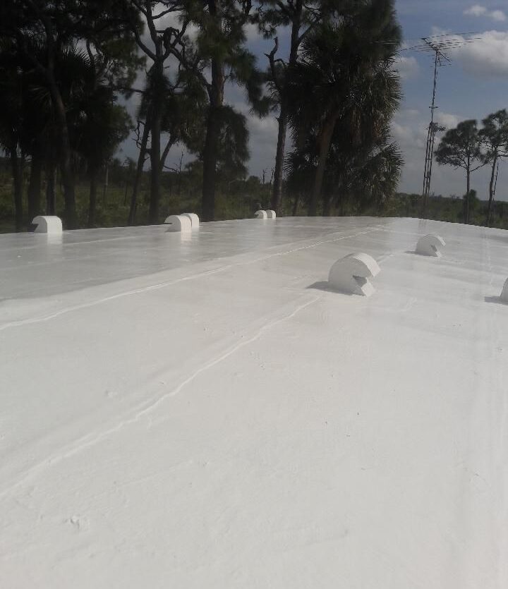 Roof Coating project near Jensen Beach FL