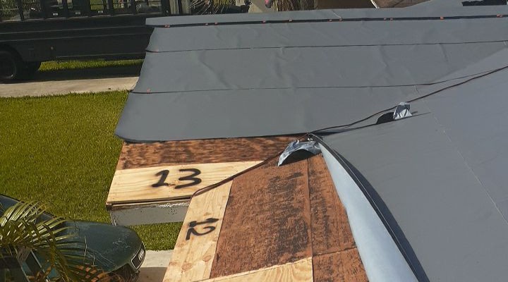 Metal roof installation on Stuart, FL home
