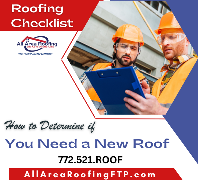 "how to determine you need a new roof"